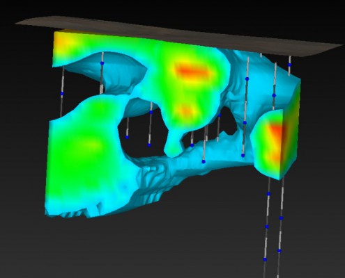 3-D visualization model illustrating leachate migration and chemistry