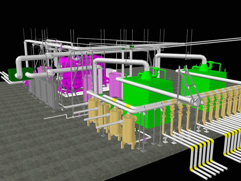 Groundwater and soil vapor treatment system Remediation