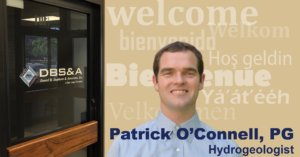 Hydrogeologist Patrick O'Connell