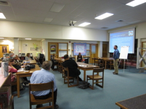 Public meeting during the design phase of a Superfund remediation project. public involvement