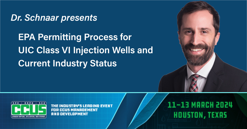 Sr. Schnaar 2024 Carbon Capture, Utilization, and Storage event 