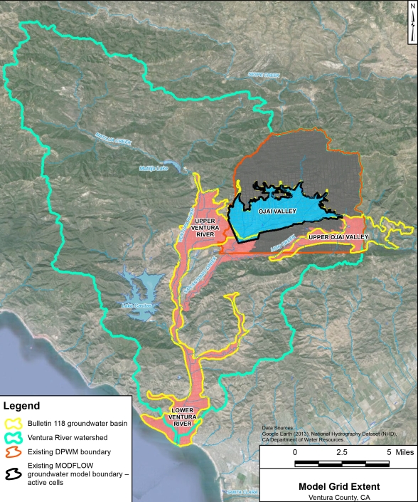 Ventura River Integrated Groundwater/Surface Water Model – Ventura County, California Ventura River Integrated Groundwater/Surface Water Model - California